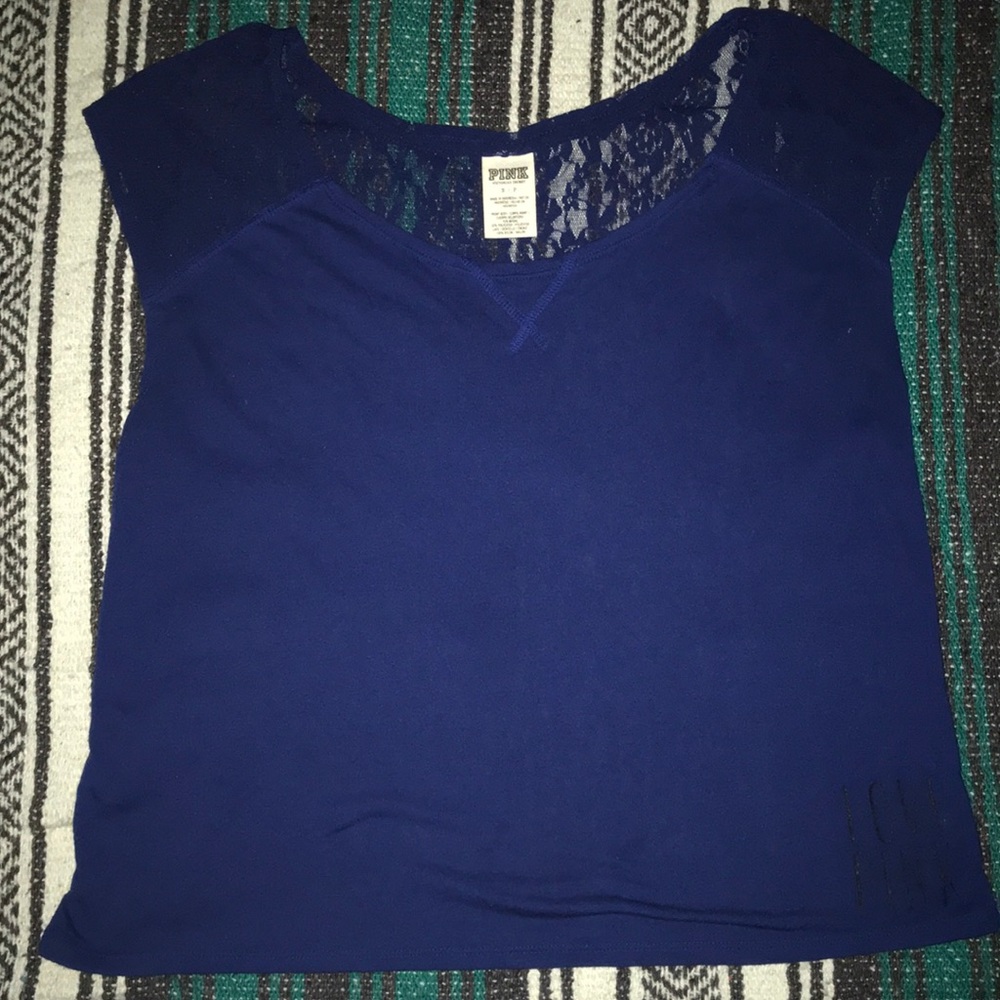 Royal blue PINK shirt !